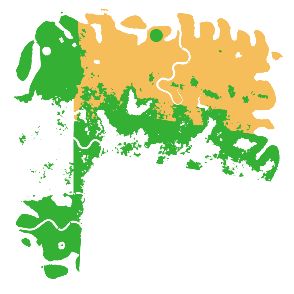 Biome Rust Map: Procedural Map, Size: 6000, Seed: 292247931