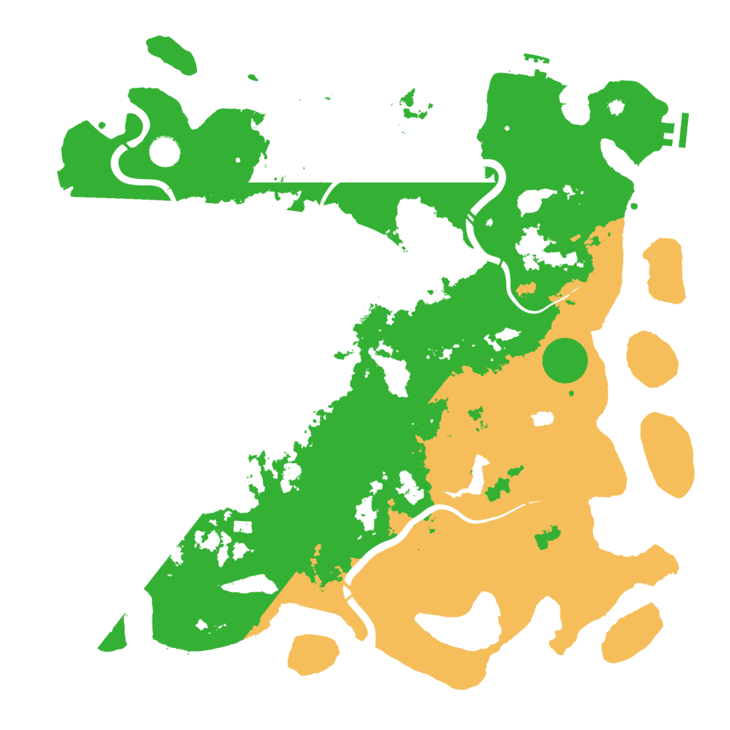 Biome Rust Map: Procedural Map, Size: 4250, Seed: 245592346