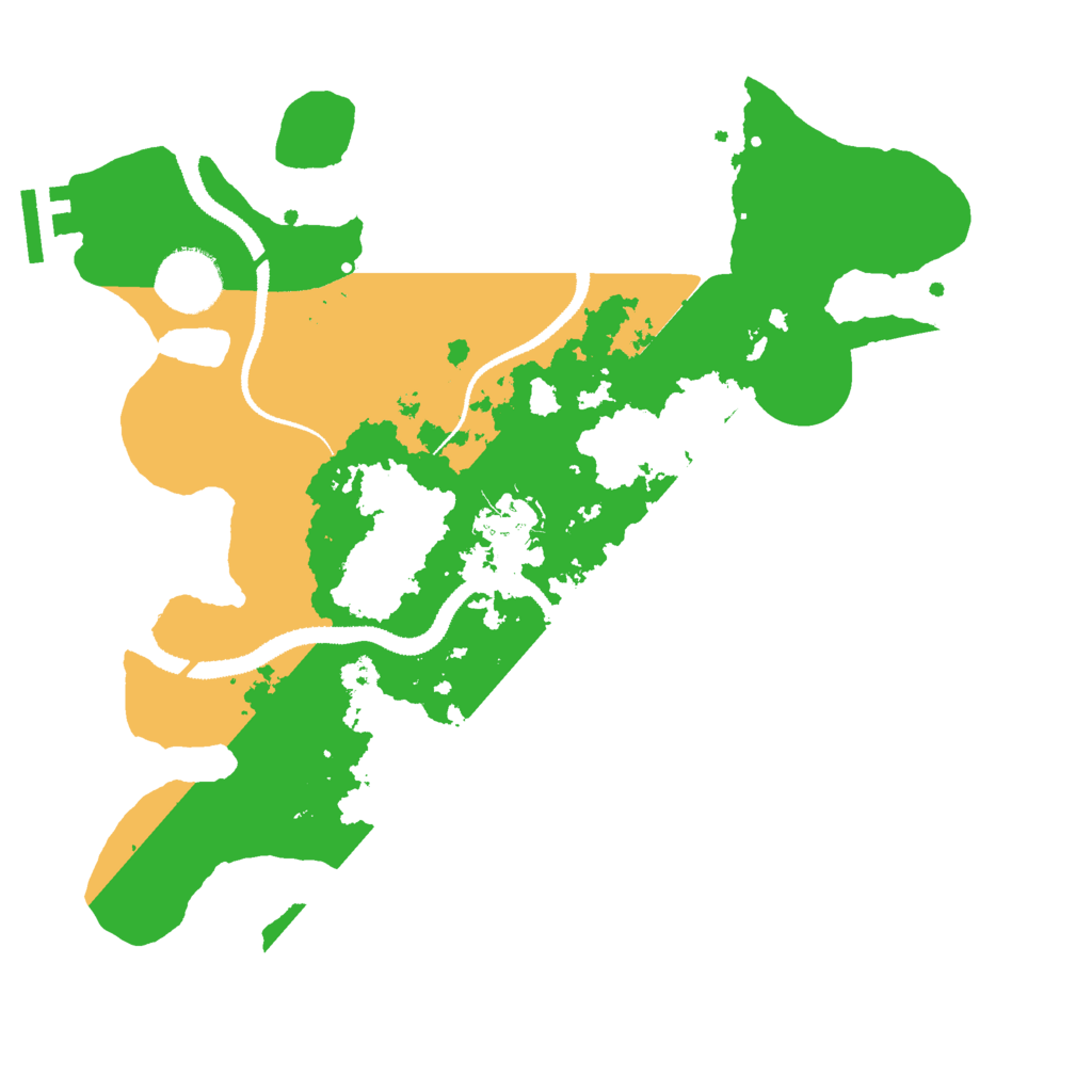 Biome Rust Map: Procedural Map, Size: 3000, Seed: 607206504