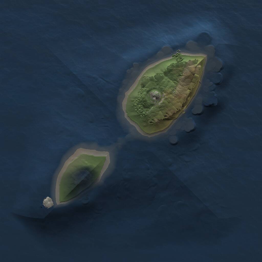 Rust Map: Procedural Map, Size: 1000, Seed: 880166595, 1 Monuments