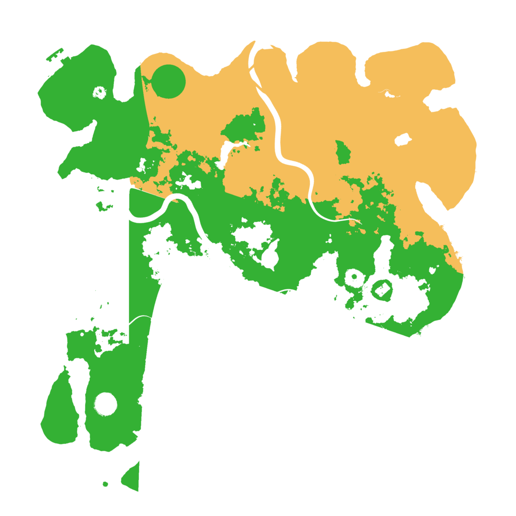 Biome Rust Map: Procedural Map, Size: 4000, Seed: 92837509