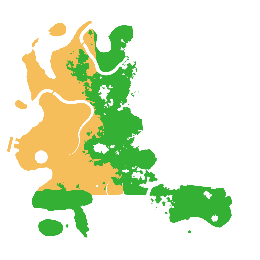 Biome Rust Map: Procedural Map, Size: 3500, Seed: 698299331