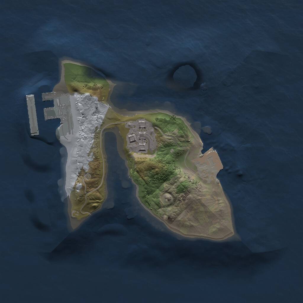 Rust Map: Procedural Map, Size: 1500, Seed: 604423760, 3 Monuments