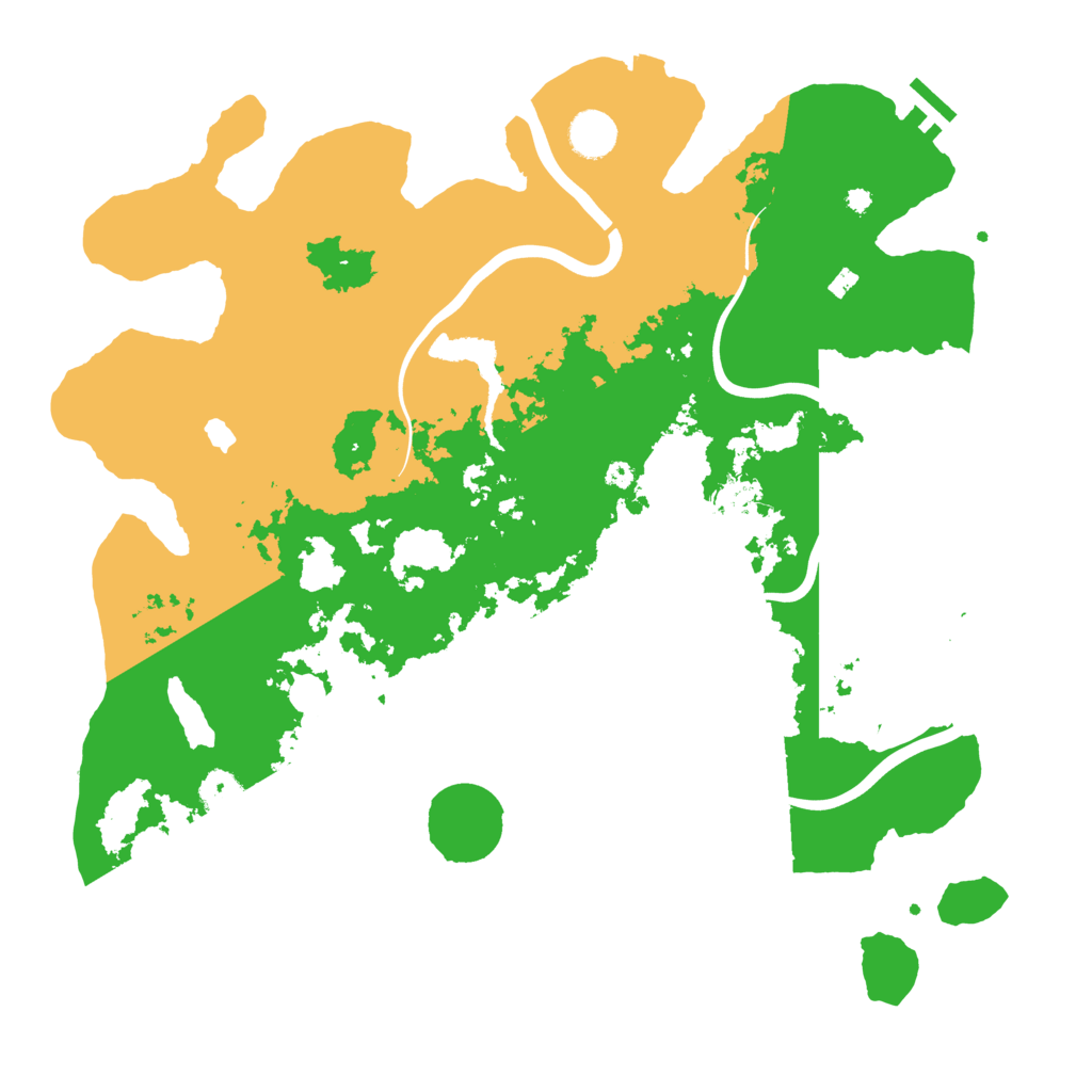 Biome Rust Map: Procedural Map, Size: 4000, Seed: 504601
