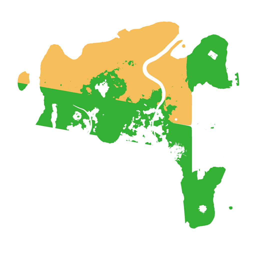 Biome Rust Map: Procedural Map, Size: 3000, Seed: 83922