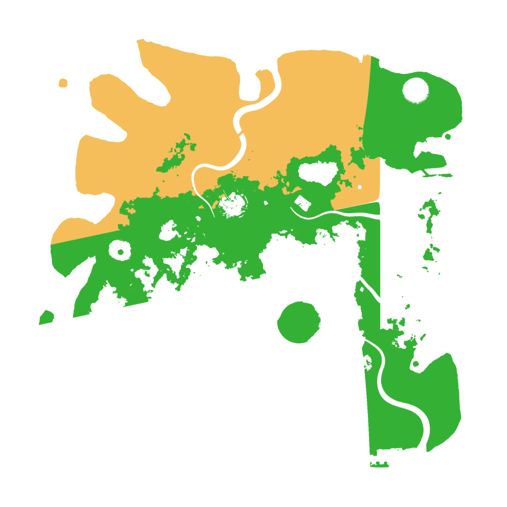 Biome Rust Map: Procedural Map, Size: 3500, Seed: 102136