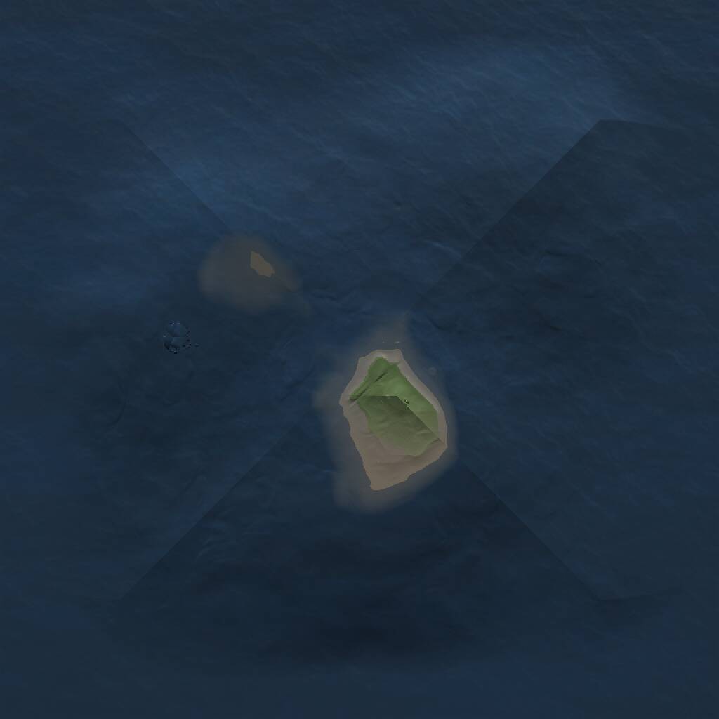 Rust Map: Procedural Map, Size: 1000, Seed: 841780321, 1 Monuments
