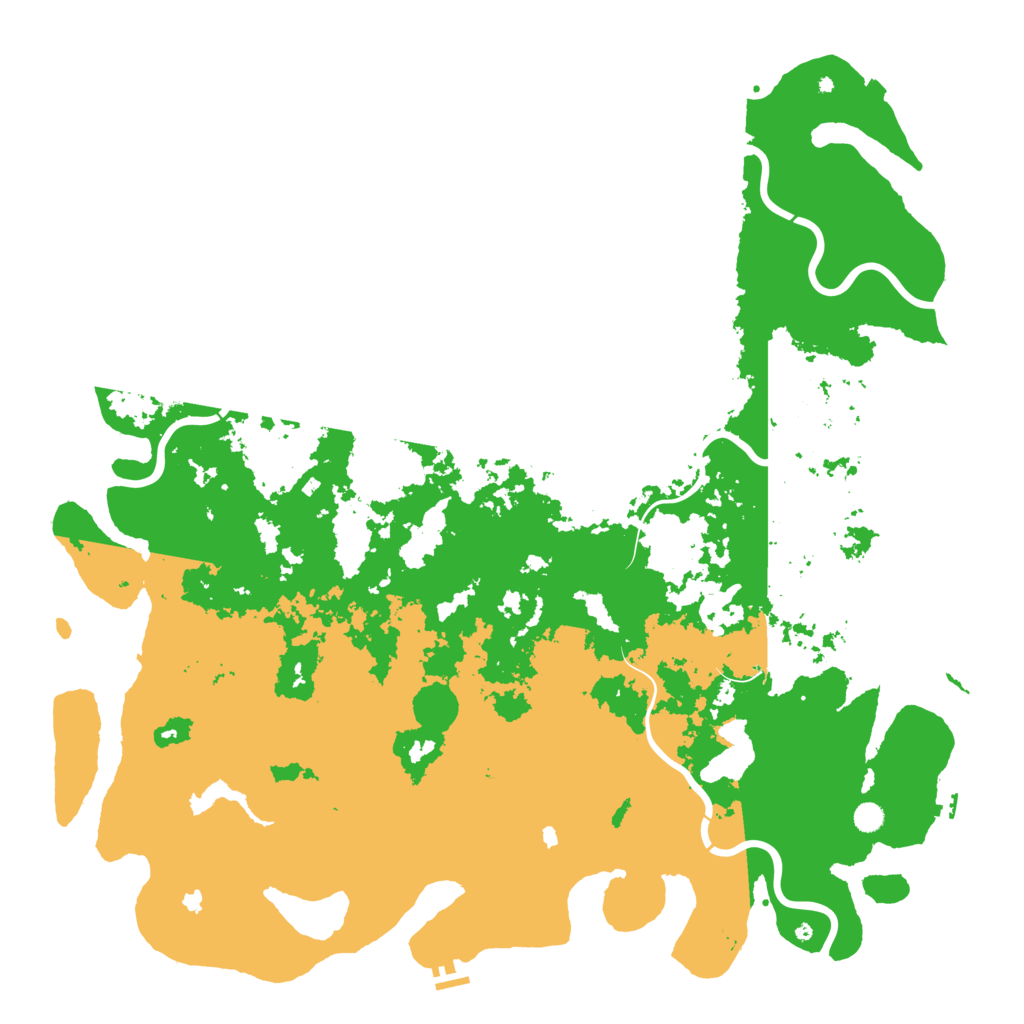 Biome Rust Map: Procedural Map, Size: 6000, Seed: 923238353