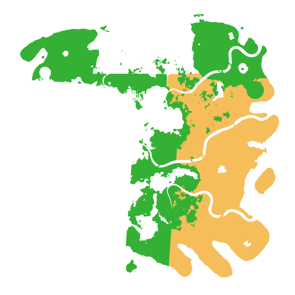 Biome Rust Map: Procedural Map, Size: 4500, Seed: 8461041
