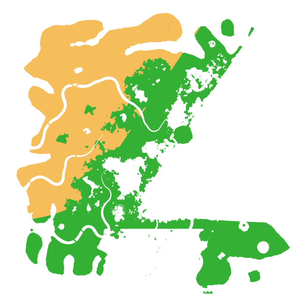 Biome Rust Map: Procedural Map, Size: 4500, Seed: 619075056