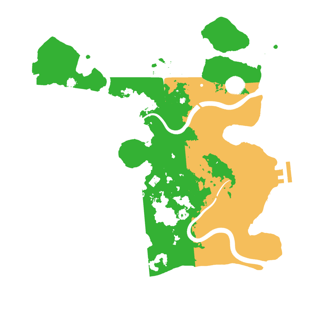 Biome Rust Map: Procedural Map, Size: 3000, Seed: 19906