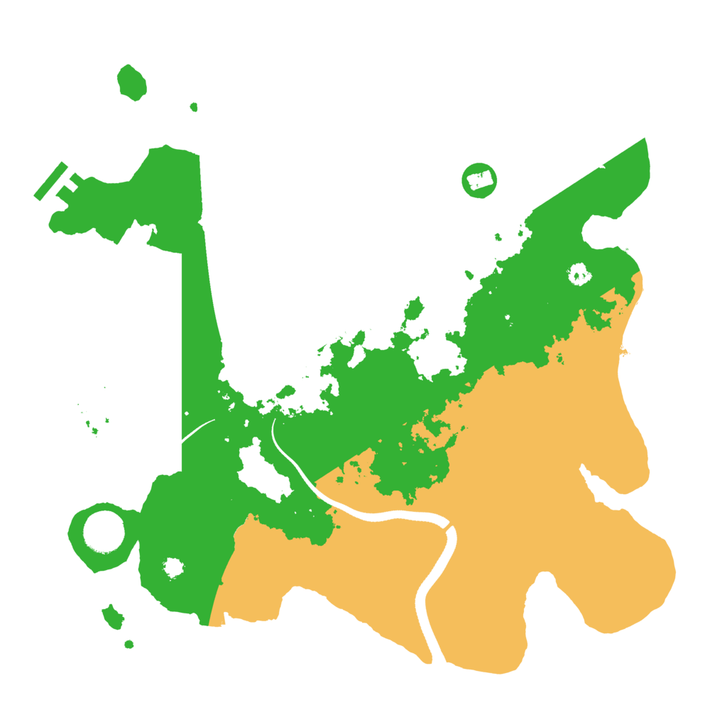 Biome Rust Map: Procedural Map, Size: 3300, Seed: 1273672959