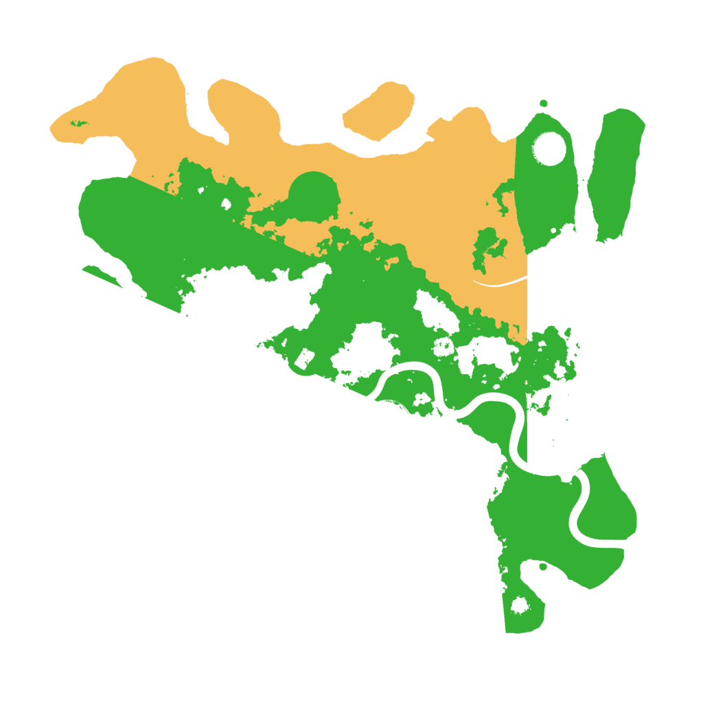 Biome Rust Map: Procedural Map, Size: 3725, Seed: 518417