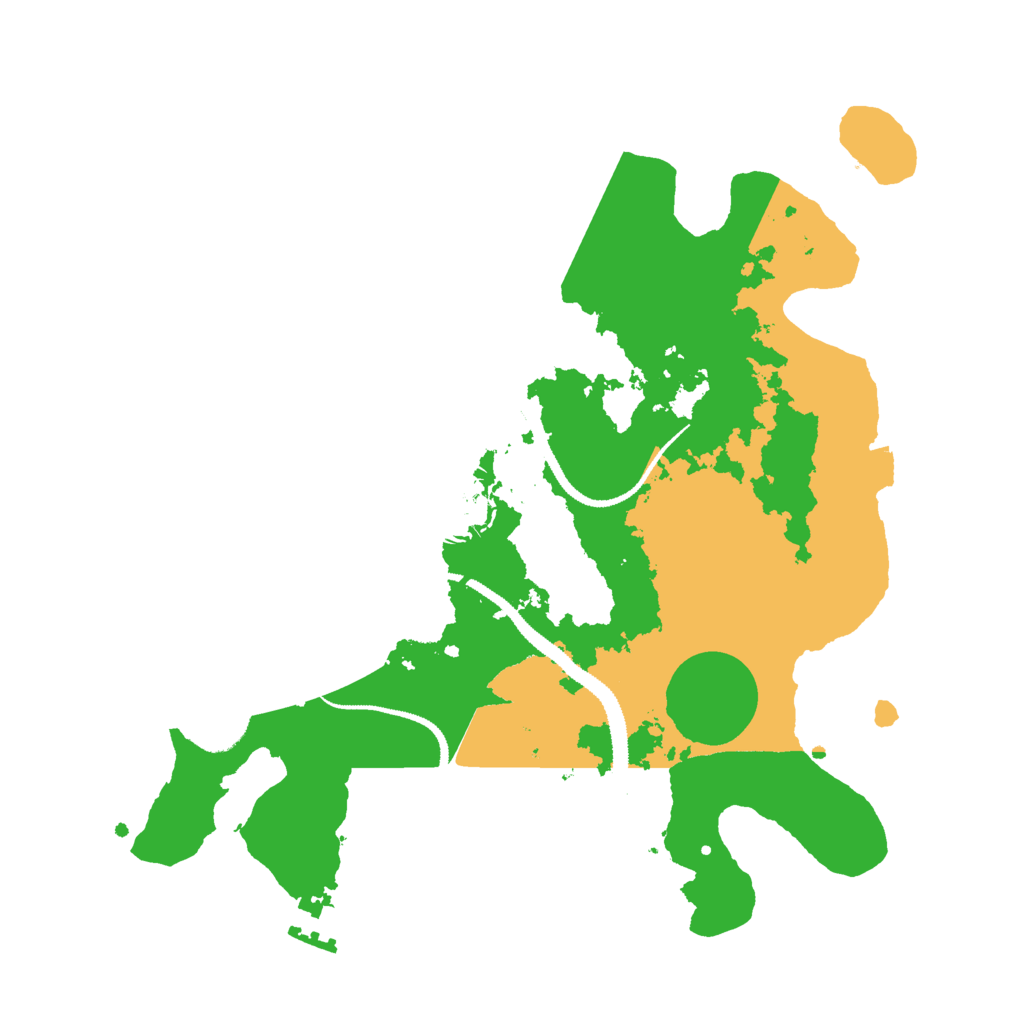 Biome Rust Map: Procedural Map, Size: 3000, Seed: 1200747131