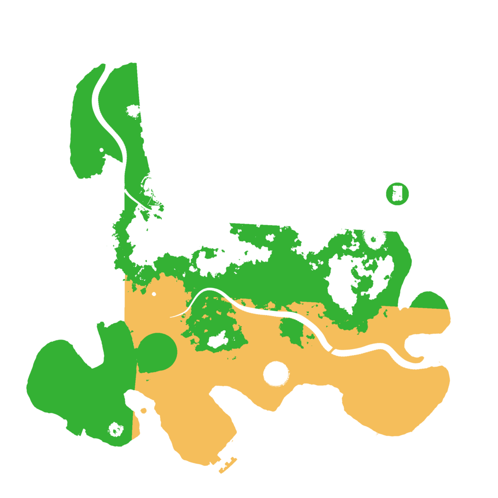 Biome Rust Map: Procedural Map, Size: 3494, Seed: 8476854