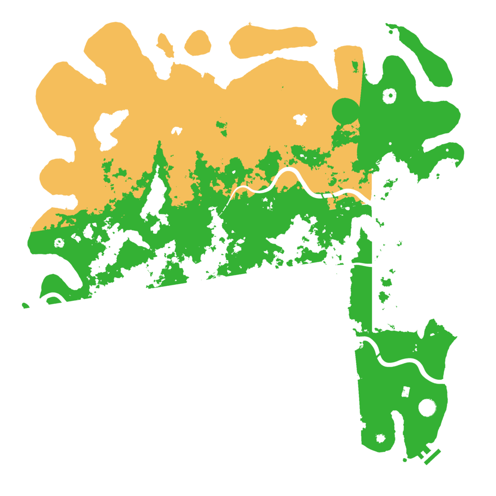 Biome Rust Map: Procedural Map, Size: 5000, Seed: 1047410265