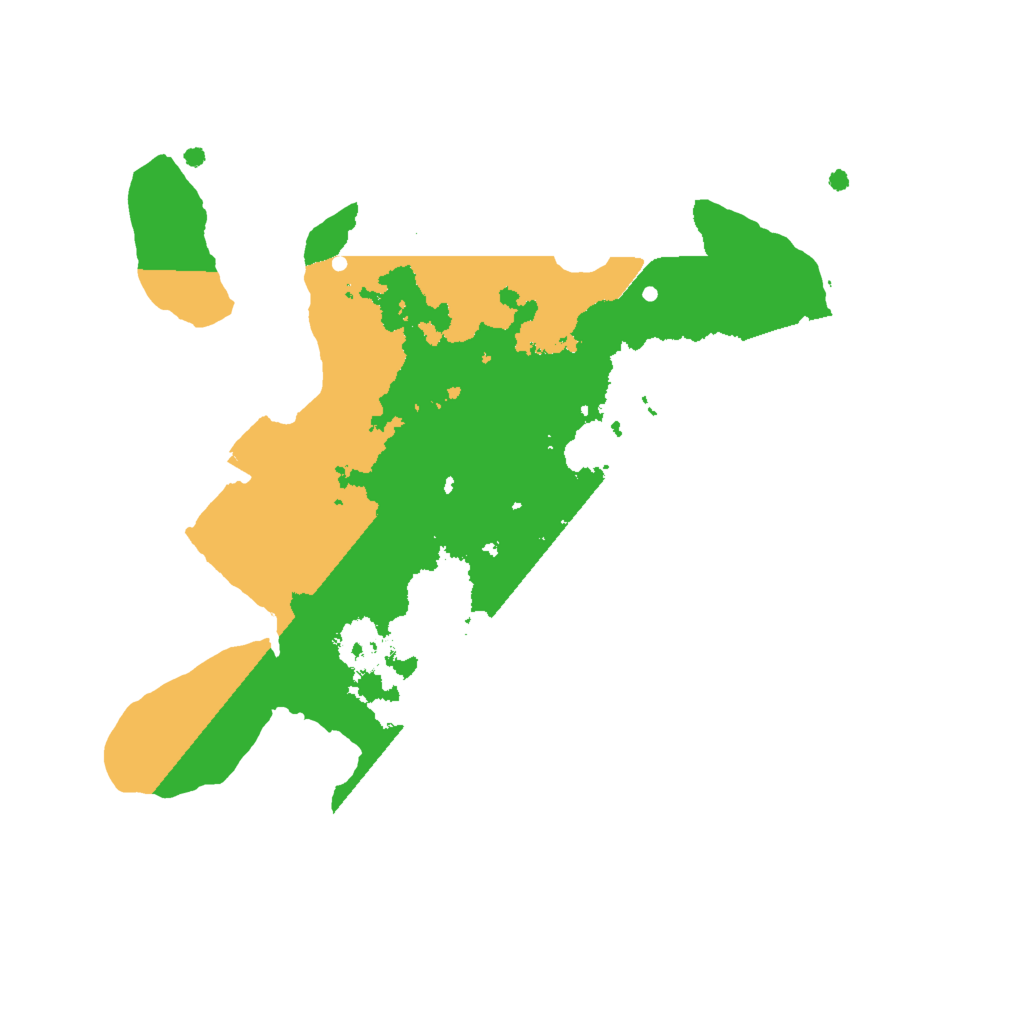 Biome Rust Map: Procedural Map, Size: 2000, Seed: 147896