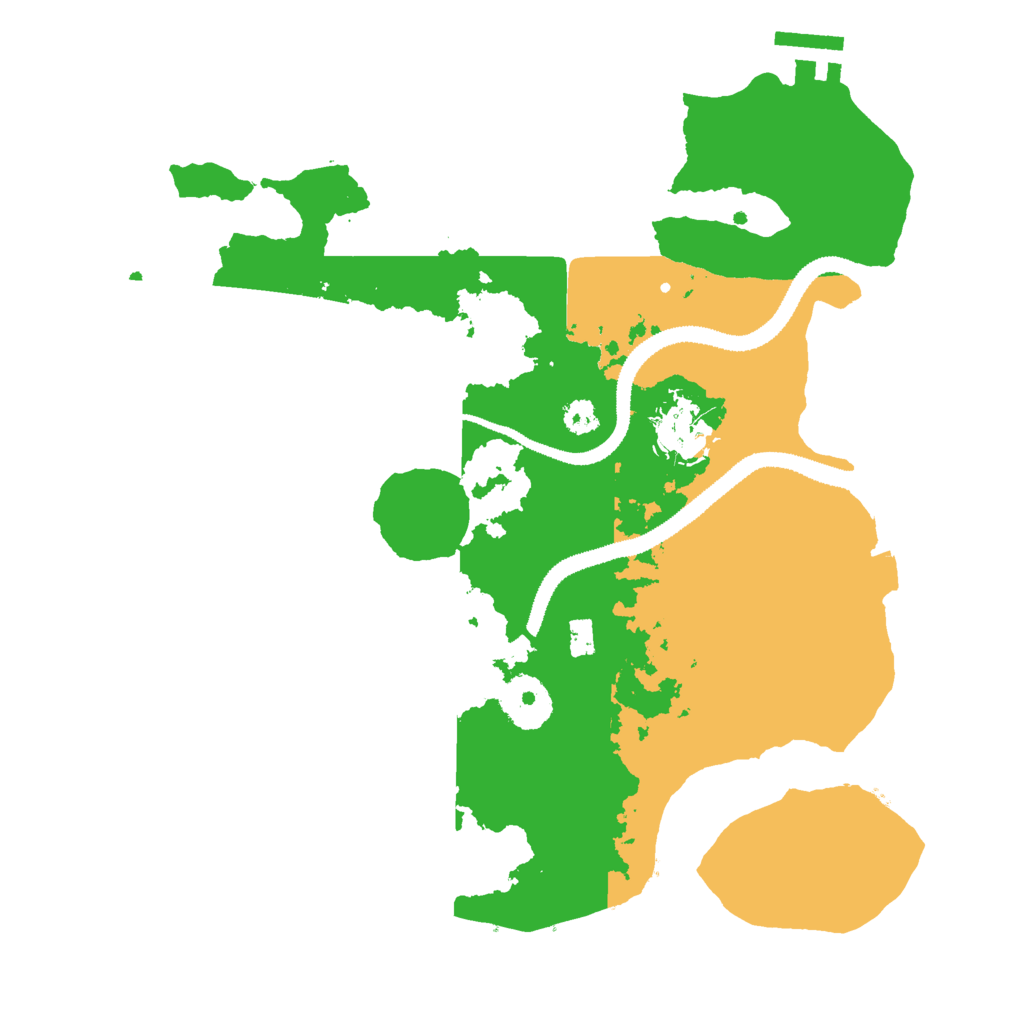 Biome Rust Map: Procedural Map, Size: 3000, Seed: 1889280904