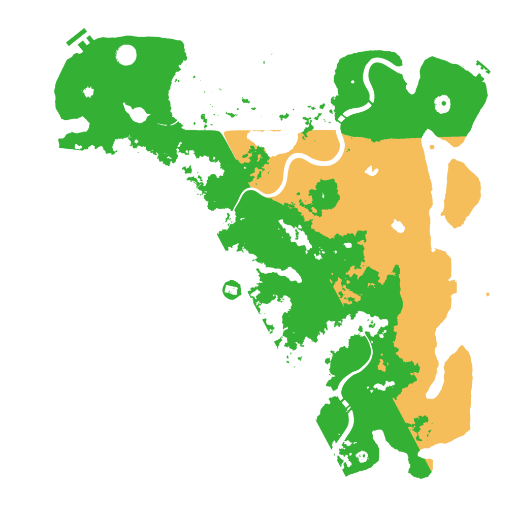 Biome Rust Map: Procedural Map, Size: 4500, Seed: 146829343
