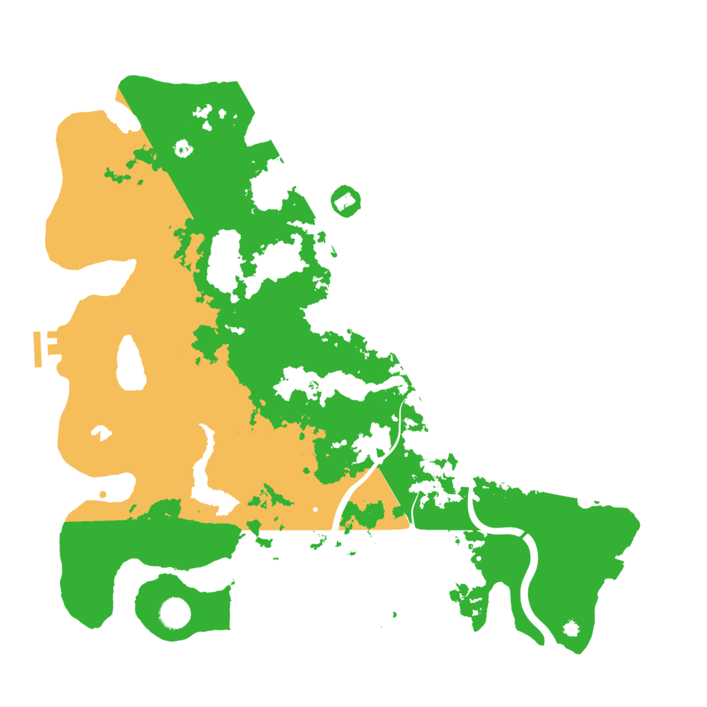 Biome Rust Map: Procedural Map, Size: 4000, Seed: 1989729122