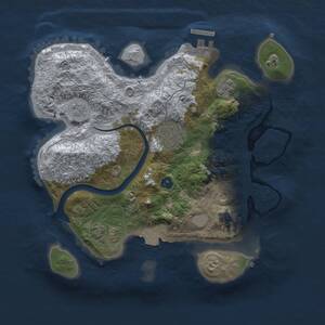 Thumbnail Rust Map: Procedural Map, Size: 2700, Seed: 1784980899, 7 Monuments