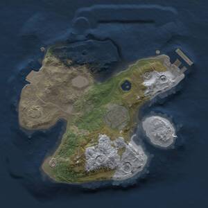 Thumbnail Rust Map: Procedural Map, Size: 2000, Seed: 1795846200, 5 Monuments