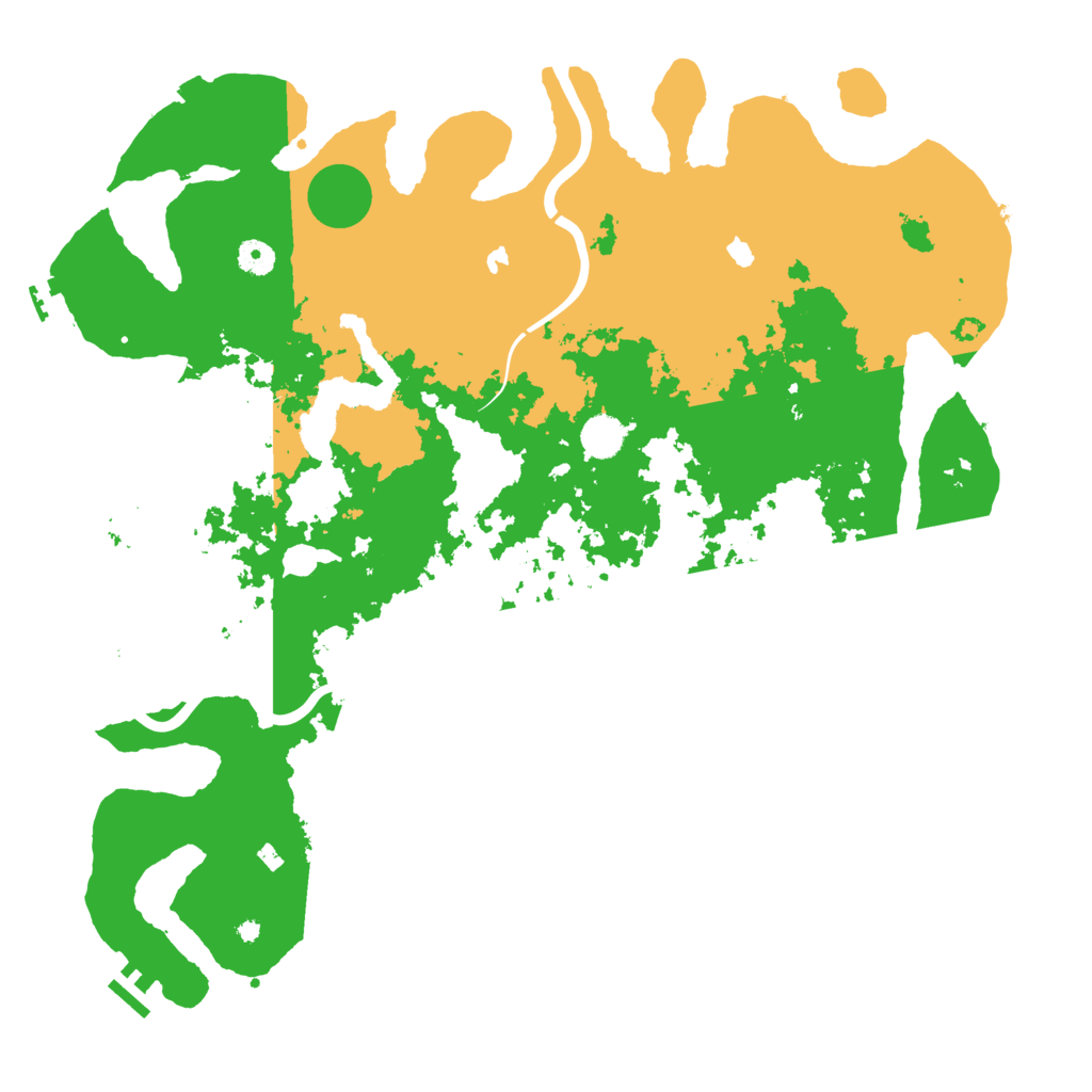 Biome Rust Map: Procedural Map, Size: 4500, Seed: 798259361