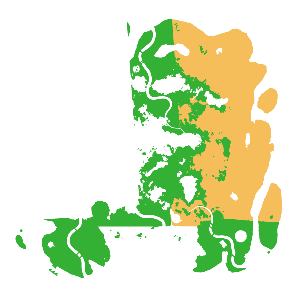 Biome Rust Map: Procedural Map, Size: 4500, Seed: 7869567