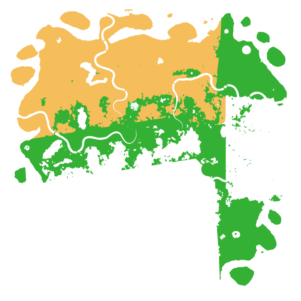 Biome Rust Map: Procedural Map, Size: 6000, Seed: 1494512743