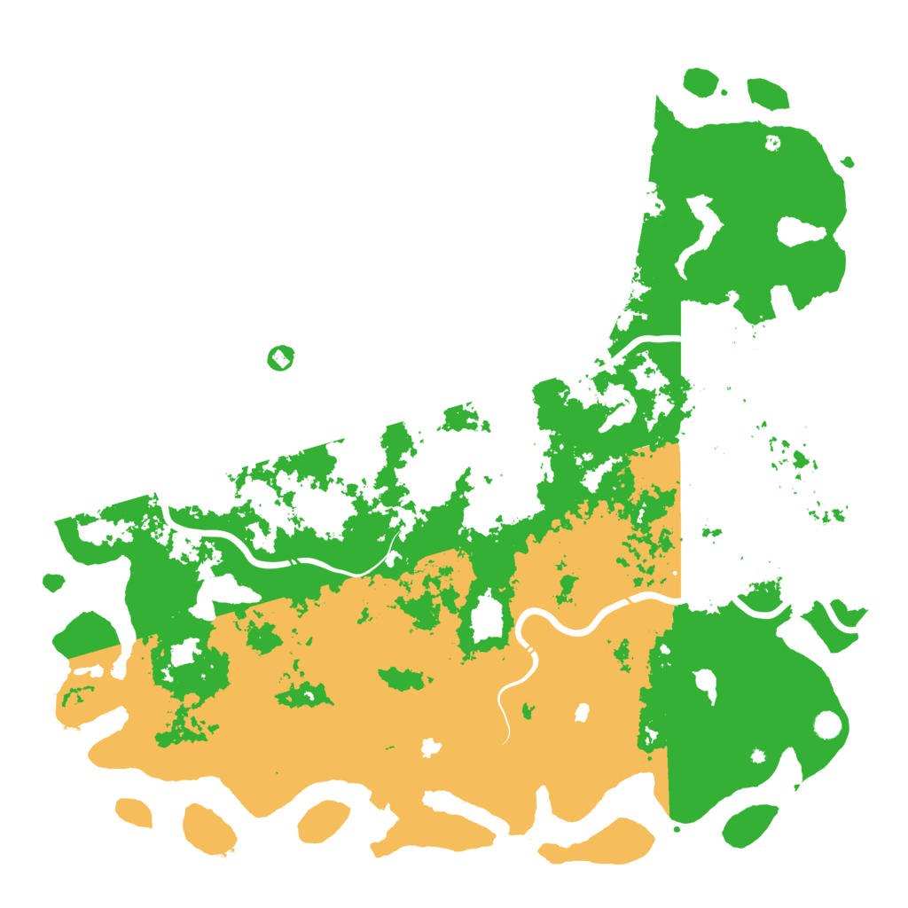 Biome Rust Map: Procedural Map, Size: 5800, Seed: 61384602
