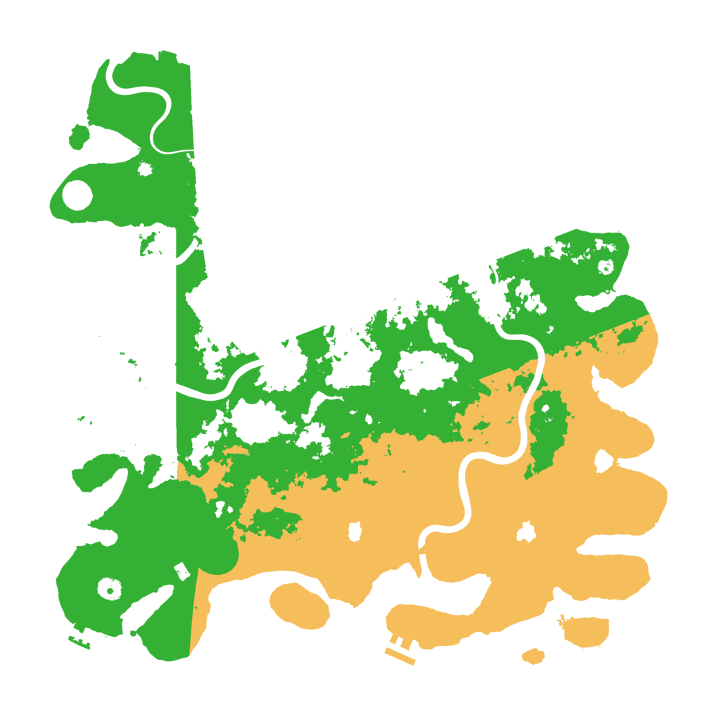 Biome Rust Map: Procedural Map, Size: 4500, Seed: 3192784