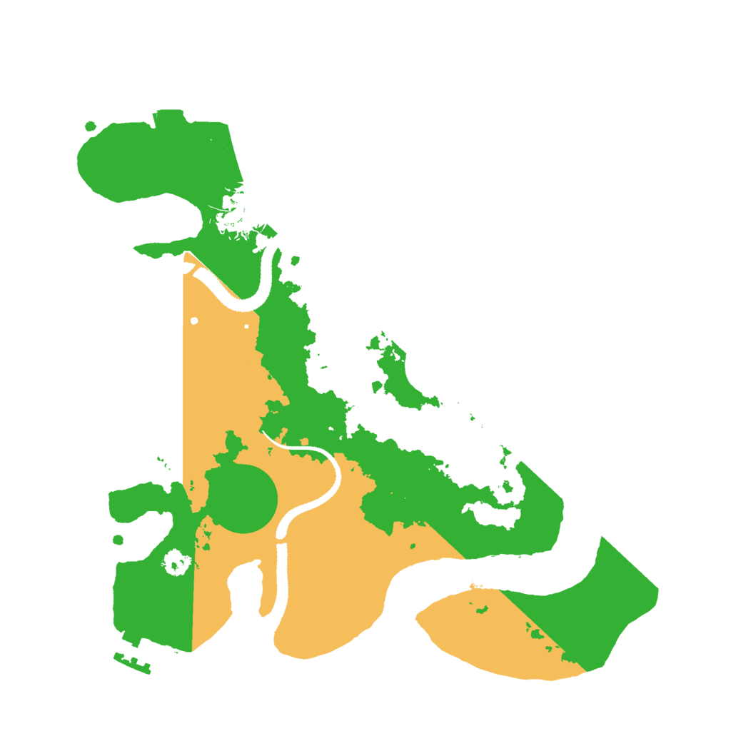 Biome Rust Map: Procedural Map, Size: 2800, Seed: 3250