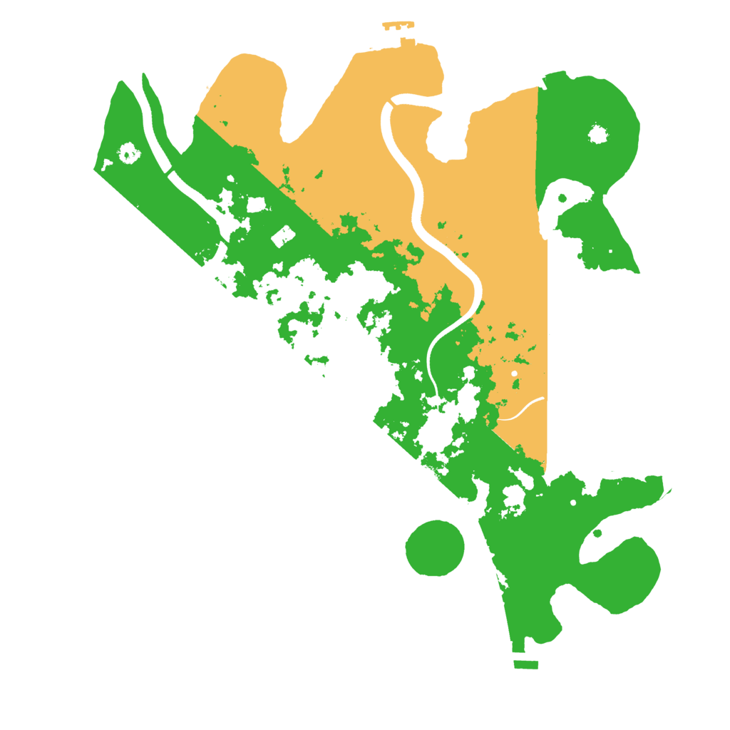 Biome Rust Map: Procedural Map, Size: 3500, Seed: 693569373