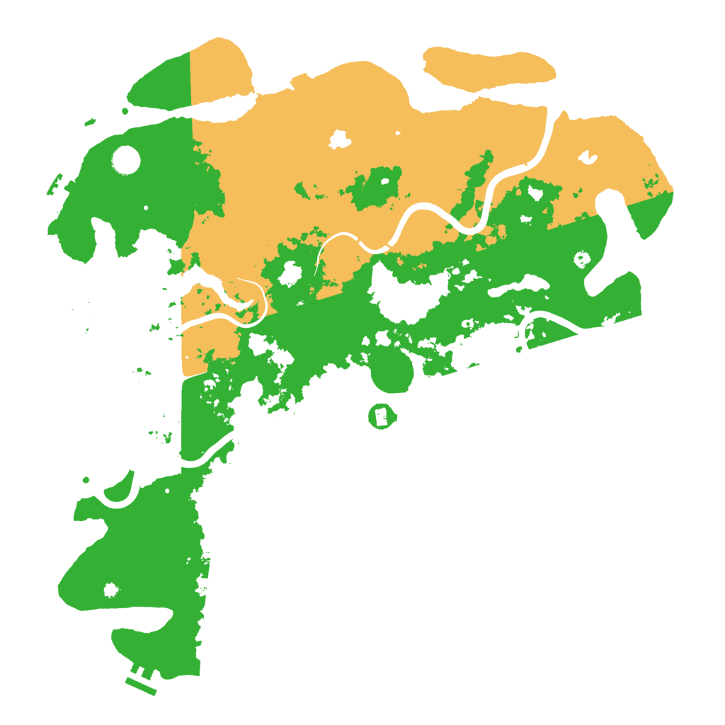 Biome Rust Map: Procedural Map, Size: 4500, Seed: 1247817232