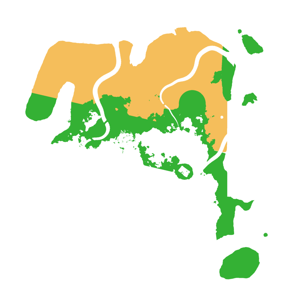 Biome Rust Map: Procedural Map, Size: 3000, Seed: 318014409