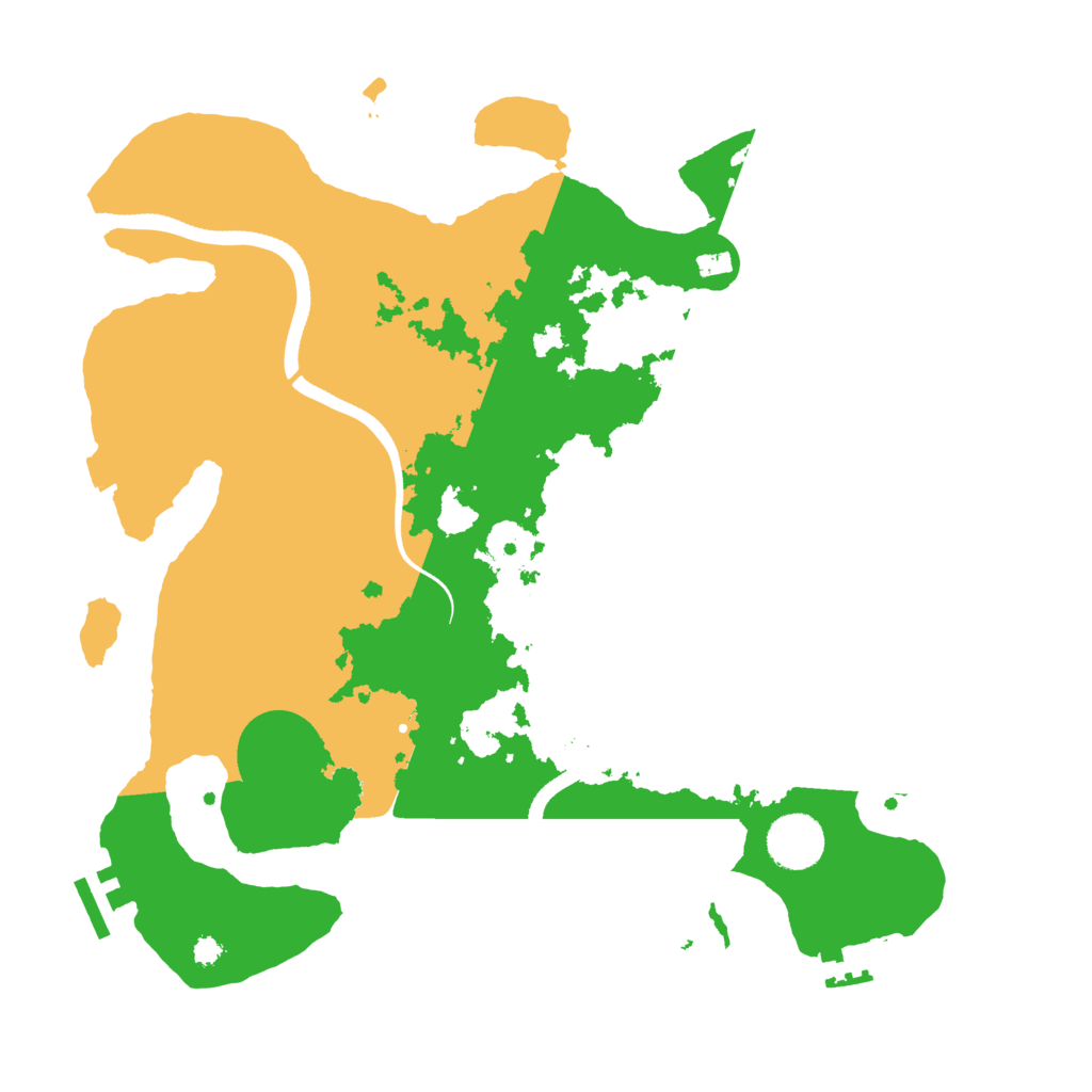 Biome Rust Map: Procedural Map, Size: 3500, Seed: 844818422