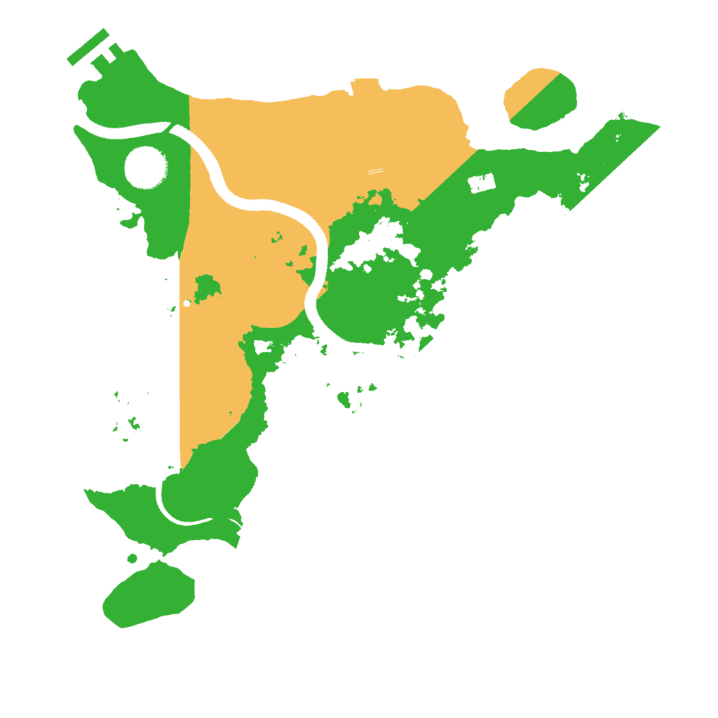 Biome Rust Map: Procedural Map, Size: 3000, Seed: 1705008431