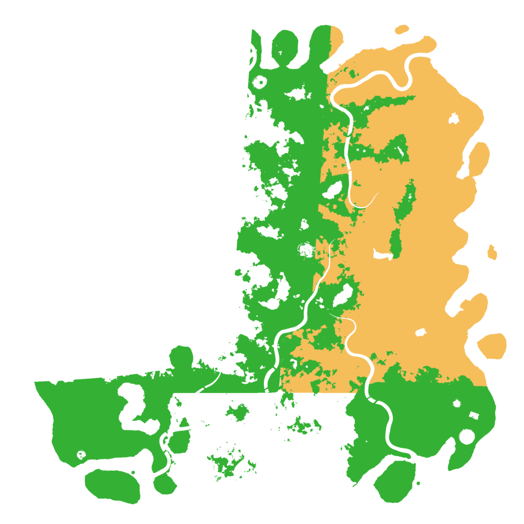 Biome Rust Map: Procedural Map, Size: 6000, Seed: 20260725