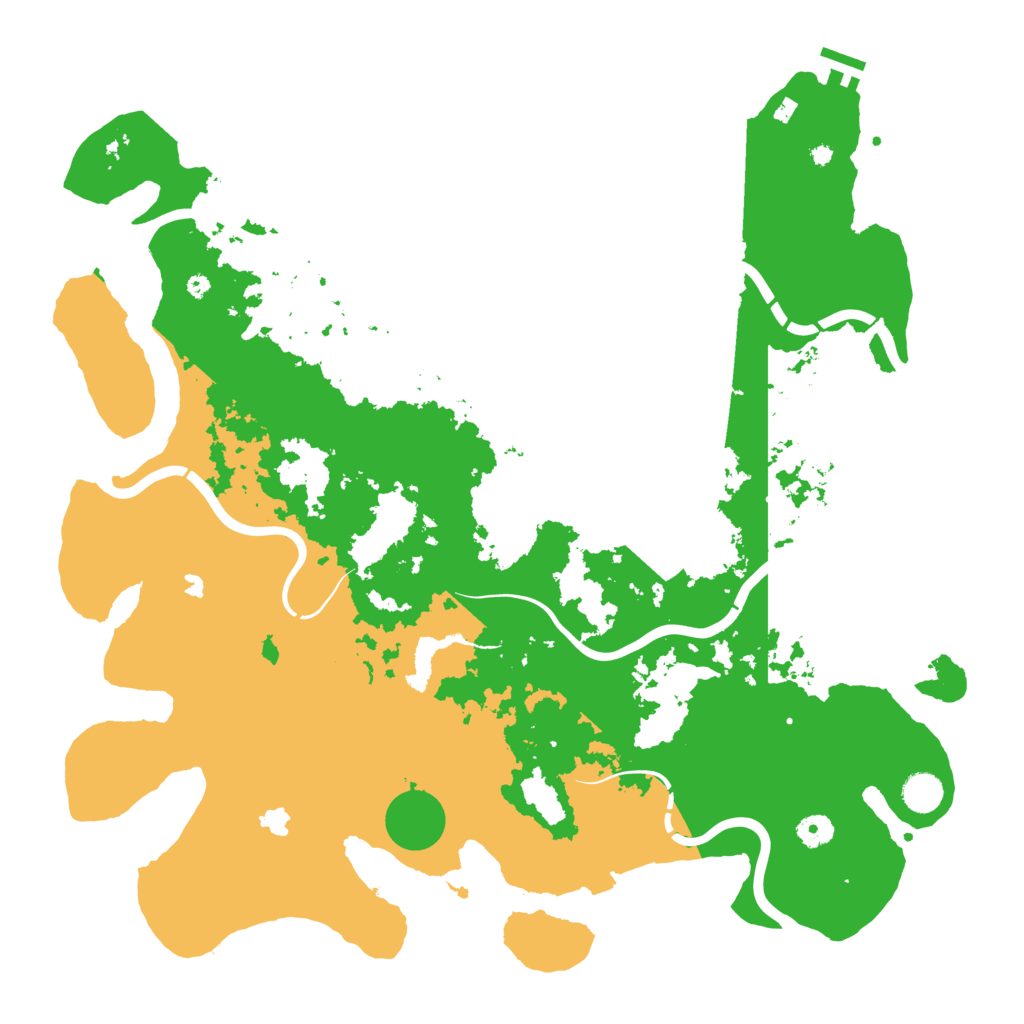 Biome Rust Map: Procedural Map, Size: 4500, Seed: 685194