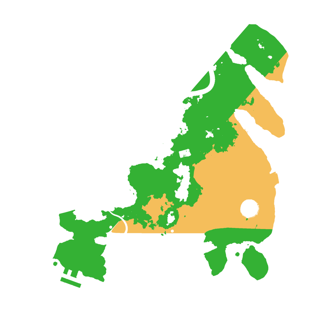 Biome Rust Map: Procedural Map, Size: 3000, Seed: 8477