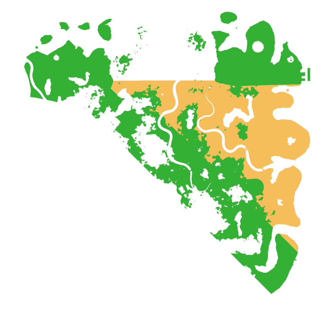 Biome Rust Map: Procedural Map, Size: 5000, Seed: 834258400