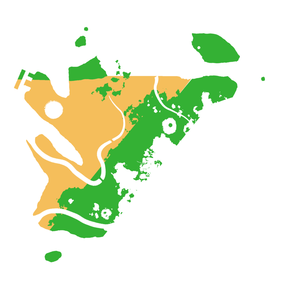 Biome Rust Map: Procedural Map, Size: 3000, Seed: 99278