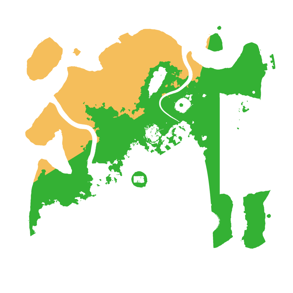 Biome Rust Map: Procedural Map, Size: 3000, Seed: 28303