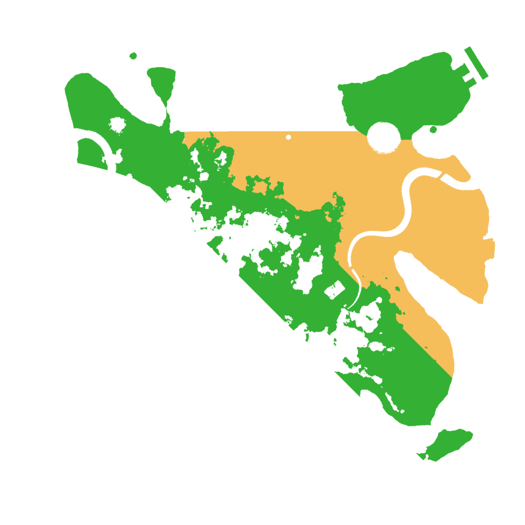 Biome Rust Map: Procedural Map, Size: 3000, Seed: 37152