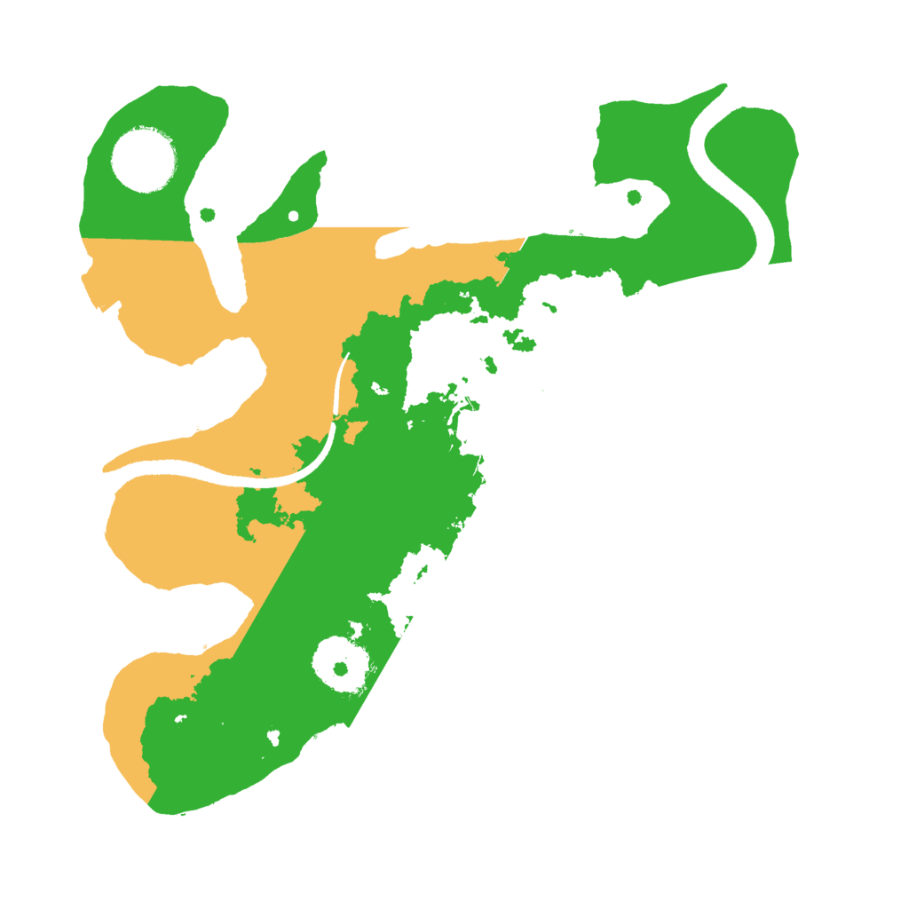 Biome Rust Map: Procedural Map, Size: 2500, Seed: 317