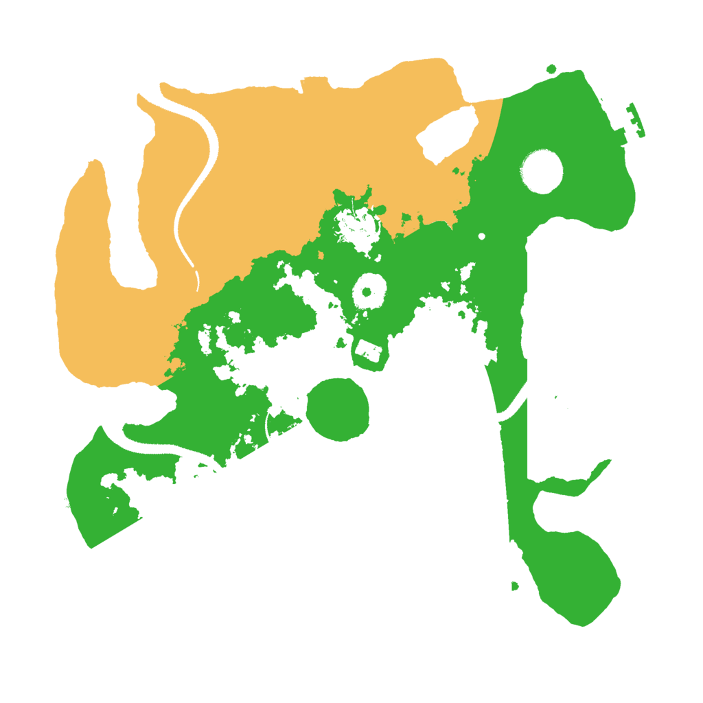 Biome Rust Map: Procedural Map, Size: 3000, Seed: 1779655899