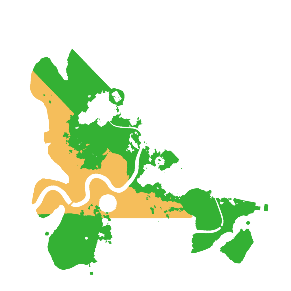 Biome Rust Map: Procedural Map, Size: 3000, Seed: 9208735