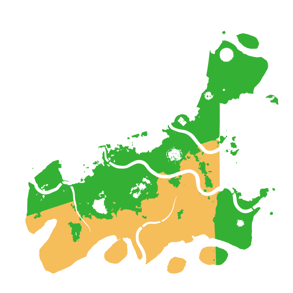 Biome Rust Map: Procedural Map, Size: 3750, Seed: 263447955