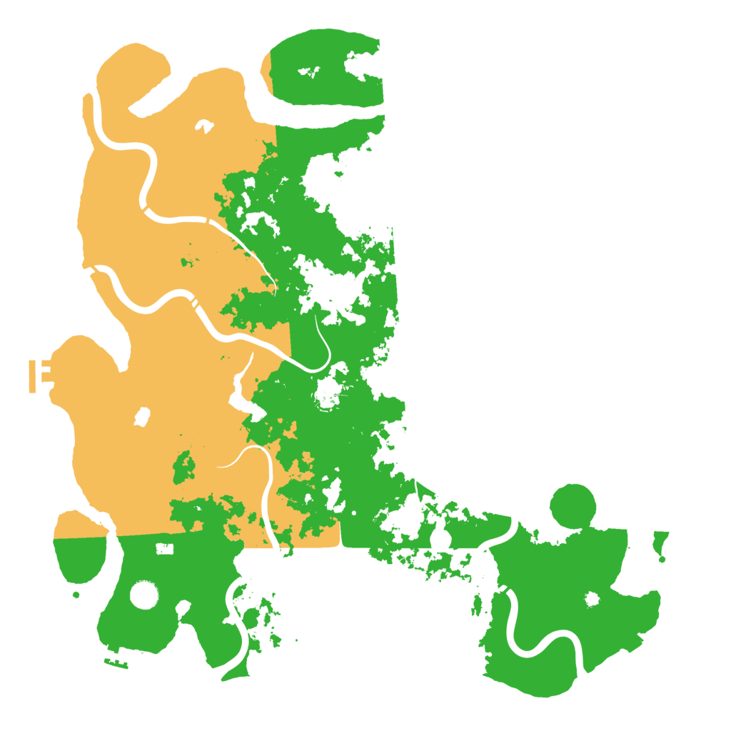 Biome Rust Map: Procedural Map, Size: 4500, Seed: 90902070