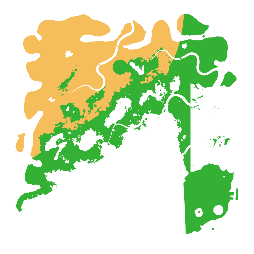 Biome Rust Map: Procedural Map, Size: 4500, Seed: 1742412064